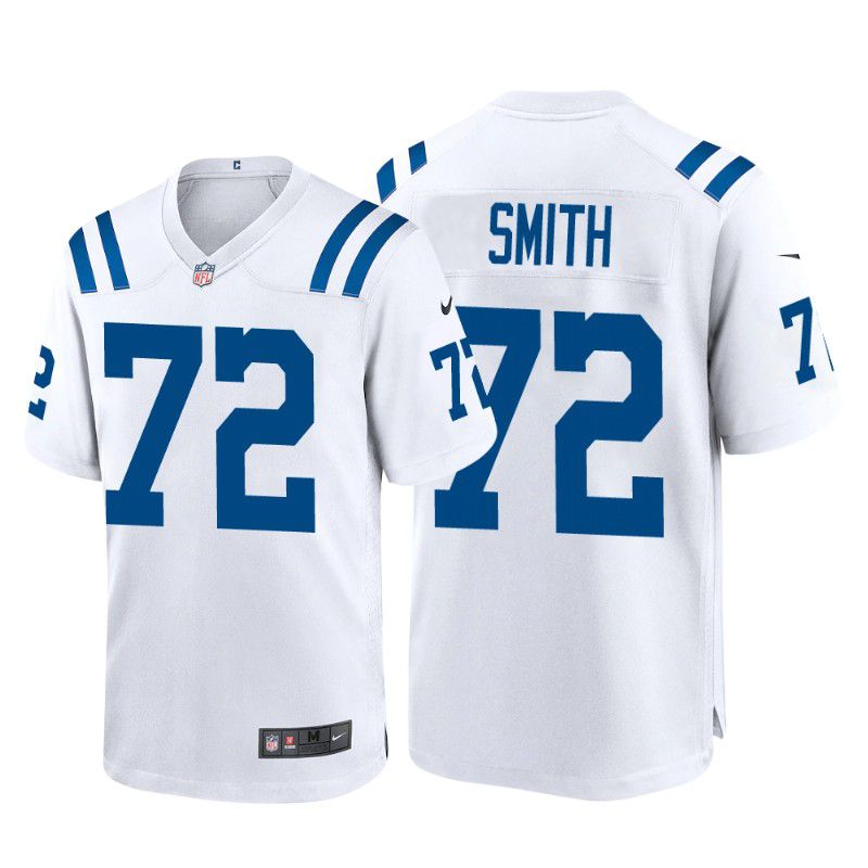 Men Indianapolis Colts #72 Braden Smith Nike White Game NFL Jersey->indianapolis colts->NFL Jersey